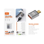 TB1548 PT ADAPTADOR TYPE-C(MACHO)A USB 3.1 (HEMBRA), SOPORTA TRANSMISION DE DATOS OTG Y CARGA 10 GBP