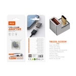 TB1550 PT ADAPTADOR TYPE-C(MACHO)A USB 3.1 (HEMBRA), SOPORTA TRANSMISION DE DATOS OTG Y CARGA 10 GBP