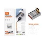 TB1551 PT ADAPTADOR TYPE-C(MACHO)A USB 3.1 (HEMBRA), SOPORTA TRANSMISION DE DATOS OTG Y CARGA 10 GBP