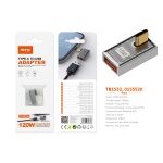 TB1552 PT ADAPTADOR TYPE-C(MACHO)A USB 3.1 (HEMBRA), SOPORTA TRANSMISION DE DATOS OTG Y CARGA 10 GBP