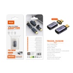 TB1554 MR ADAPTADOR MAGMRTICO TYPE-C(MACHO)A TYPE-C (HEMBRA), SOPORTA TRANSMISION DE DATOS/VIDEOS/CA