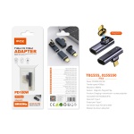 TB1555 MR ADAPTADOR MAGMRTICO TYPE-C(MACHO)A TYPE-C (HEMBRA), SOPORTA TRANSMISION DE DATOS/VIDEOS/CA