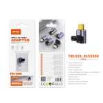 TB1559 MR ADAPTADOR TYPE-C(MACHO)A TYPE-C (HEMBRA), SOPORTA TRANSMISION DE DATOS/VIDEOS/CARGA 40 GBP