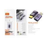TB1566 MR Adaptador Type-C(Macho)a Type-C (Hembra), Soporta transmision de datos/videos/carga 40 Gbp