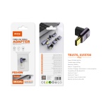 TB1570 MR ADAPTADOR TYPE-C(MACHO)A TYPE-C (HEMBRA), SOPORTA TRANSMISION DE DATOS/VIDEOS/CARGA 40 GBP