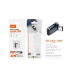 TB1575 AZ ADAPTADOR TYPE-C(MACHO)A LIGHTNING (HEMBRA), SOPORTA TRANSMISION DE DATOS+CARGA 480MBPS/35