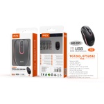TG7283 NE Raton Inalambrico luz LED 3D, Con Nano USB 2.4Ghz, 800 DPI,Bateria AAA*2 (No incluido) Neg