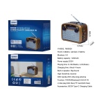 YH0002 Radio Bluetooth 5.0 portatil con antena y mandos, Soporta USB/TF 32G (Max), Bateria 1200mAh