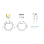 NB1481 Cable de Video(Coaxial) Conector F banado en niquel, Conector banado en niquel, doble blinda