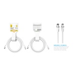 NB1483 CABLE DE VIDEO(COAXIAL)CONECTOR BANADO EN NIQUEL 9.5MM MACHO A HEMBRA