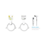 NB1500 Cable de Video(Coaxial) Conector banado en niquel 9.5mm Macho a Hembra, doble blindaje, 1.5