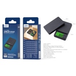 YK0003 NE Bascula Digital de Precision, 0.05g-1kg, Bateria AAA*2(Incluido), Negro