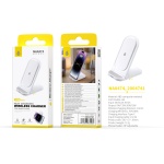 NA0474 BL Cargador inalambrico con soporte para movil, 15W£¬Blanco