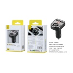 NE NT7002 Transmisor Blutooth 4,2 De FM Con Microfono Y Pantalla LED, BTS/USB/TF CARD (64MAX),2USB 3,1A