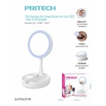 PBP-1257 Espejo de Maquillaje con Luz LED y Aumento de 10x
