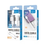 ISER SK1039 CABLE DE DATO TYPE-C OD3.8 6A 0.3M BLANCO