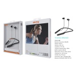 TC3232 NE Luxury Auricular Deportivo Bluetooth Con microfono y cable, Bateria 250mAh, Negro