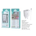 IKREA WA0295 CARGADOR PD CON CABLE TYPE-C TO TYPE-C PUERTO TYPE-C 25W 3A BLANCO