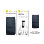 J4442 NE Funda de cinturon vertical para Smartphone con Tela Oxford, Para movil hasta 6.8 pulgadas