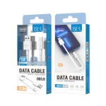 ISER SK1037 CABLE DE DATO LIGHTNING OD3.8 6A 0.3M BLANCO