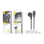 AU301 Cable Euro Power 3 Ports para Alimentación PC