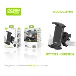 GL69606 NE Soporte Universal de movil para Bicicleta y Moto, 360¡ã Rotacion, 4-7 Pulgadas, Negro