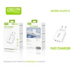 GL69512 Cargador Rapido 42W QC/PD Con 3 Puertos （Sin Cable）