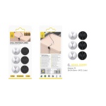 NE5309 Organizador de cable polietileno, 3 blanco+ 3 negro