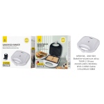 NR9158 BL Sandwichera Multiuso, 2 sandwiches, Plancha Antiadherente, con 2 Indicadores