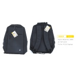 R4010 NE Mochila Nylon con Puerto de Carga repelente al agua, Para Portatiles de 15,6" Max, Negro