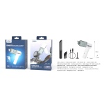 SH0171 BL Aspirador de mano plegable inlambrico, Potencia 35w/36000R/min/3000PA succion