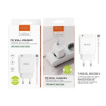 TA0356 BL Cargador de Red Rapida Taylor , 1 puerto Type-C PD, con Cable Type-C a Type-C, 40W/3.4A(Ma