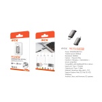 TB1773 GR Luxury Adaptador aluminio dato+carga+transmision de video Type-C a Type-C 240W/48V/5A/40Gb