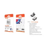 TB1774 GR Luxury Adaptador aluminio en L dato+carga+transmision de video Type-C a Type-C 240W/48V/5A