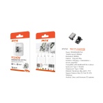 TB1777 GR Luxury Adaptador aluminio en U dato+carga+transmision de video Type-C a Type-C 240W/48V/5A