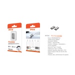 TB1778 GR Luxury Adaptador aluminio dato+carga+transmision de video Type-C a Type-C 240W/48V/5A/40Gb