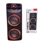 ZQS-10205 ALTAVOZ  Bluetooth 5.0 Con Panel LED de indicador , Soporta Entrada de Microfono(Incluido Microfono )/USB/TF/FM