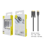 NB1324 NE Cable de HDMI a VGA 1.8M,Negro