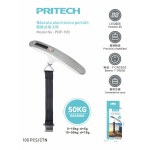PBP-920 Escala del Equipaje Digital 110 lb / 50 kg Capacidad Peso Maletas Báscula LCD Portátil Báscula Maletas Viaje (Blanco)