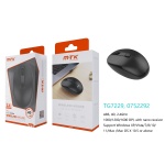TG7229 NE Luxury Raton Inalambrico 4D 2.4GHZ, 1000/1200/1600 DPI NEGRO