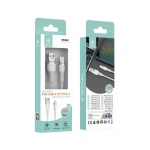 IKREA WB2021 CABLE DE DATOS TYPE-C CARGA RÁPIDA 18W 1M BLANCO Y NEGRO