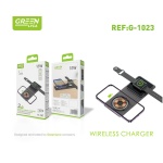 G-1023 CARGADOR INALAMBRICO 2 EN 1