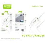 G-1116 CARGADOR CON CABLE TYPE - C 2 USB 2.4A