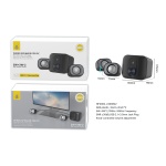 NF4082 NE Altavoz de Ordenador con control de volumen,USB 2.0+ Jack 3.5mm,5W+3W*2, Cable 1.1m*2