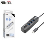 SLT-8955 HUB LECTOR TARJETAS TYPE-C