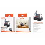 TA0446 NE Luxury Cargador inalambrico 15W con reloj digital y 2 salida USB-A 1 salida Type-C, Negro