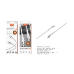 TB1352 BL Cable de Datos Camyl nylon trenzado , Type-C a Type-C ,Carga Rapida PD 60W/20V/3A , Cable