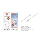 TB1354 BL Cable de datos Camyl nylon trenzado para Type-C a Type-C , Carga Rapida PD, 60W/20V/3A, 2M