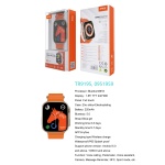 TR9195 OR Reloj Inteligente con bluetooth 5.0, Pantalla tactil de 1.85 pulgadas, Soporta NFC, llamadas, Asistente de Voz,Impermeable IP65, Bateria 220