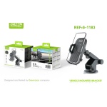 G-1183 Soporte Universal de Movil para Salpicadero y Parabrisa, Blazo plegable 85-135mm, 360º Rot